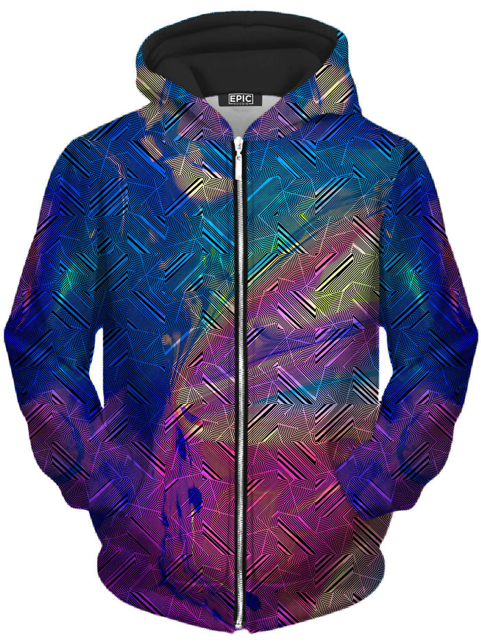 Trifecta Unisex Zip-Up Hoodie Noctum X Truth Epic Hoodie