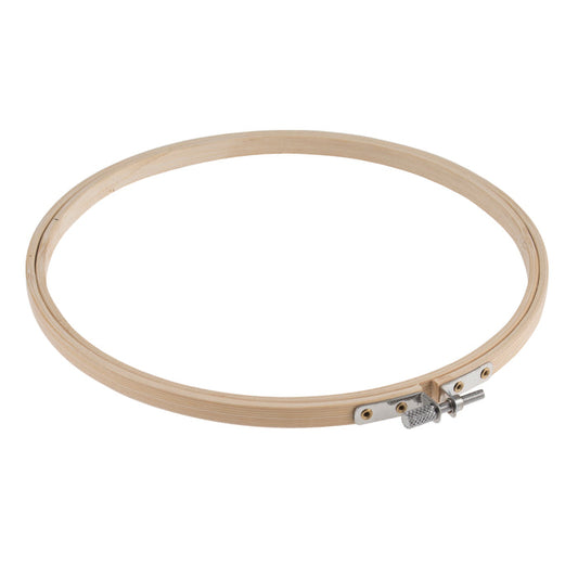 Trimits Embroidery Hoop Bamboo: 20.3cm or 8in - Embroider Hoops