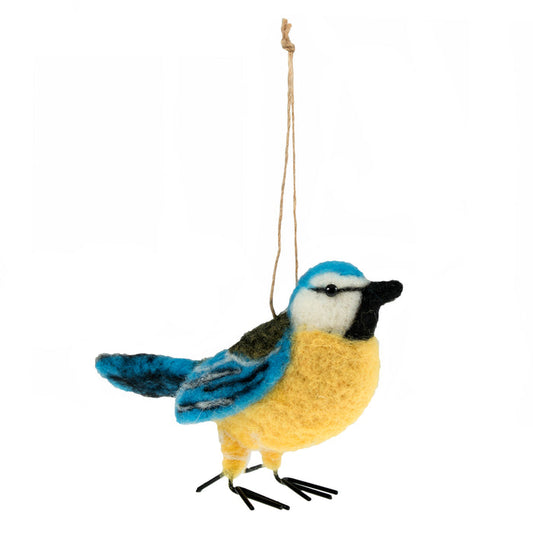 Trimits Needle Felting Kit Blue Tit, 9x11.5cm, Includes Wool, Needle, Polystyrene Shapes, Instructions