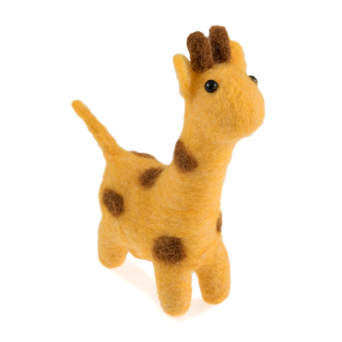 Trimits Needle Felting Kit Giraffe, 9x11.5cm, Includes Wool, Needle, Polystyrene Shapes, Instructions