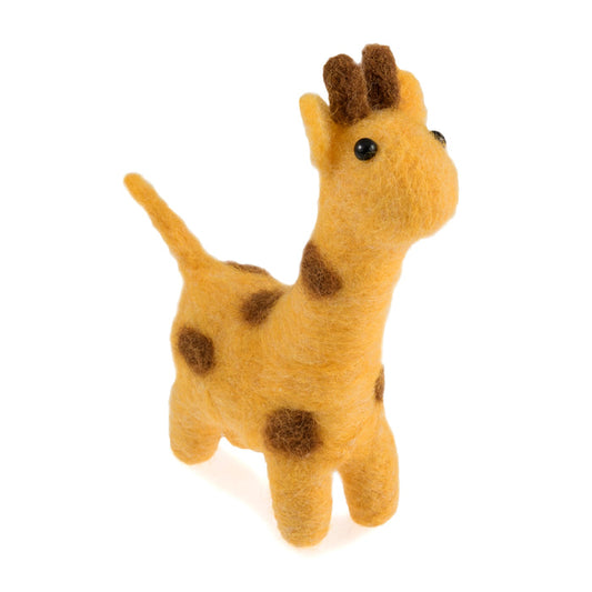 Trimits Needle Felting Kit Giraffe, 9x11.5cm, Includes Wool, Needle, Polystyrene Shapes, Instructions