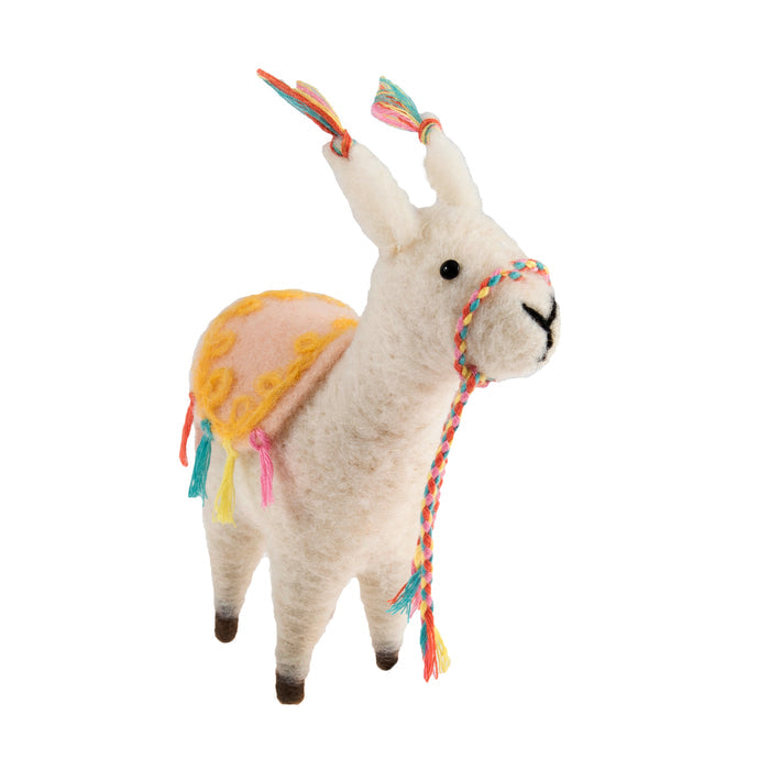 Trimits Needle Felting Kit Llama, 9x11.5cm, Includes Wool, Needle, Polystyrene Shapes, Instructions