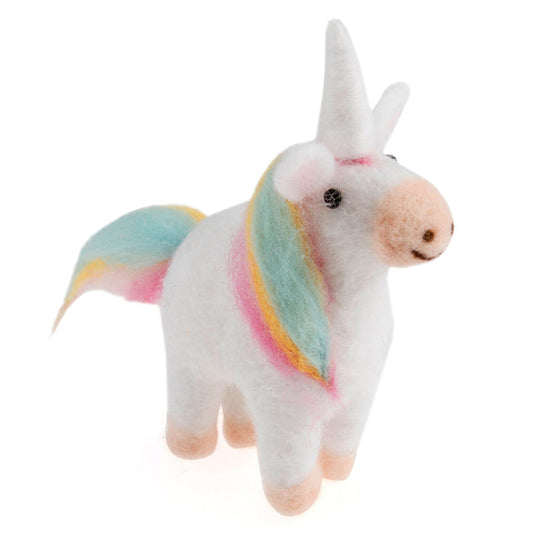 Trimits Needle Felting Kit Unicorn, 9x11.5cm, Includes Wool, Needle, Polystyrene Shapes, Instructions