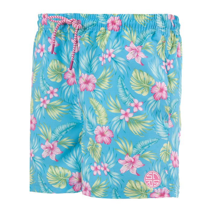Tropical Floral Print Swim Short