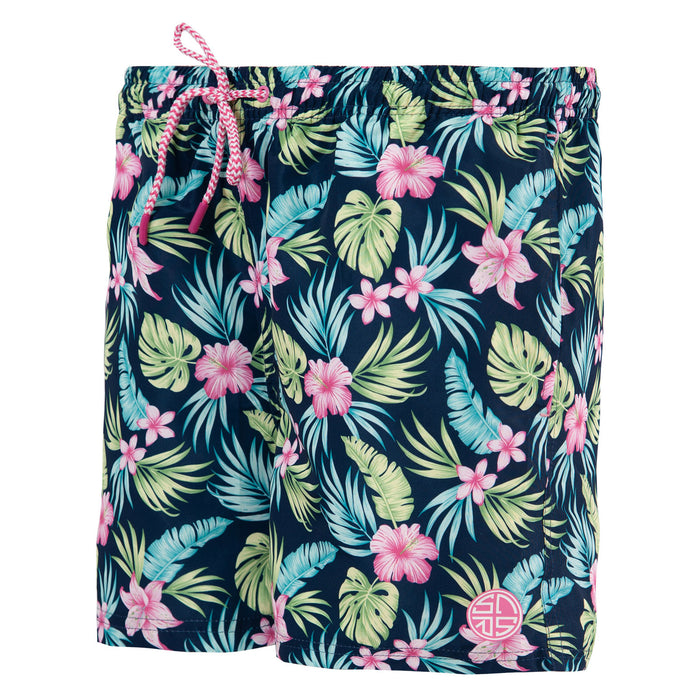 Tropical Floral Print Swim Short
