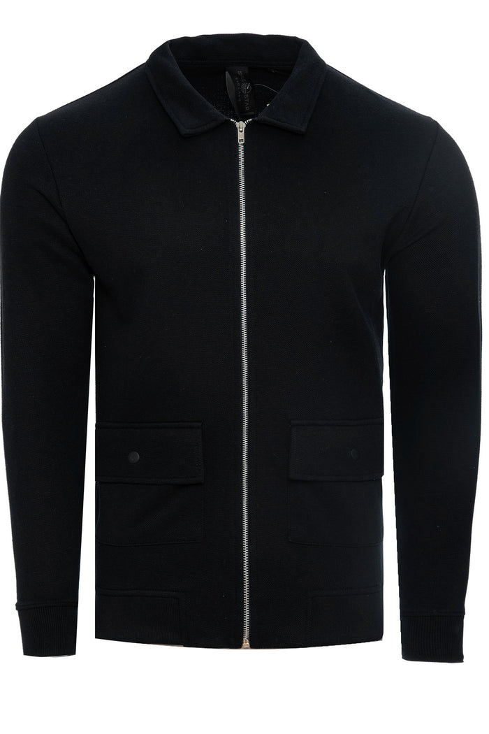 Utility Zip Sweatshirt Jacket
