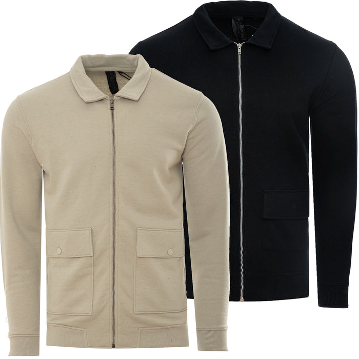 Utility Zip Sweatshirt Jacket