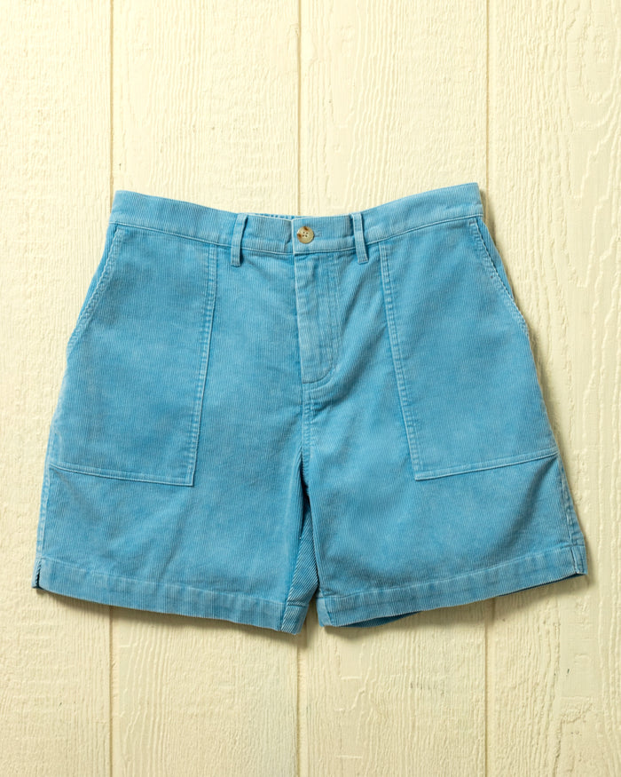 Ventura Short in Bimini Blue Corduroy