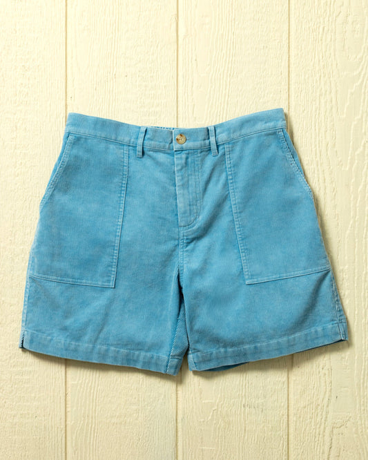 Ventura Short in Bimini Blue Corduroy