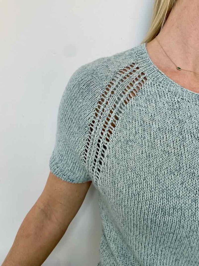 Vera Summer t-shirt with raglan seams by Önling, No 21 + No 13 kit Knitting kits Önling - Katrine Hannibal