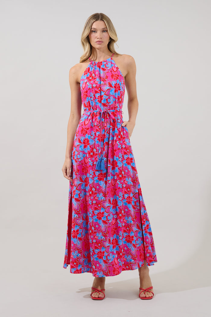 Verone Sleeveless Maxi Dress Floral