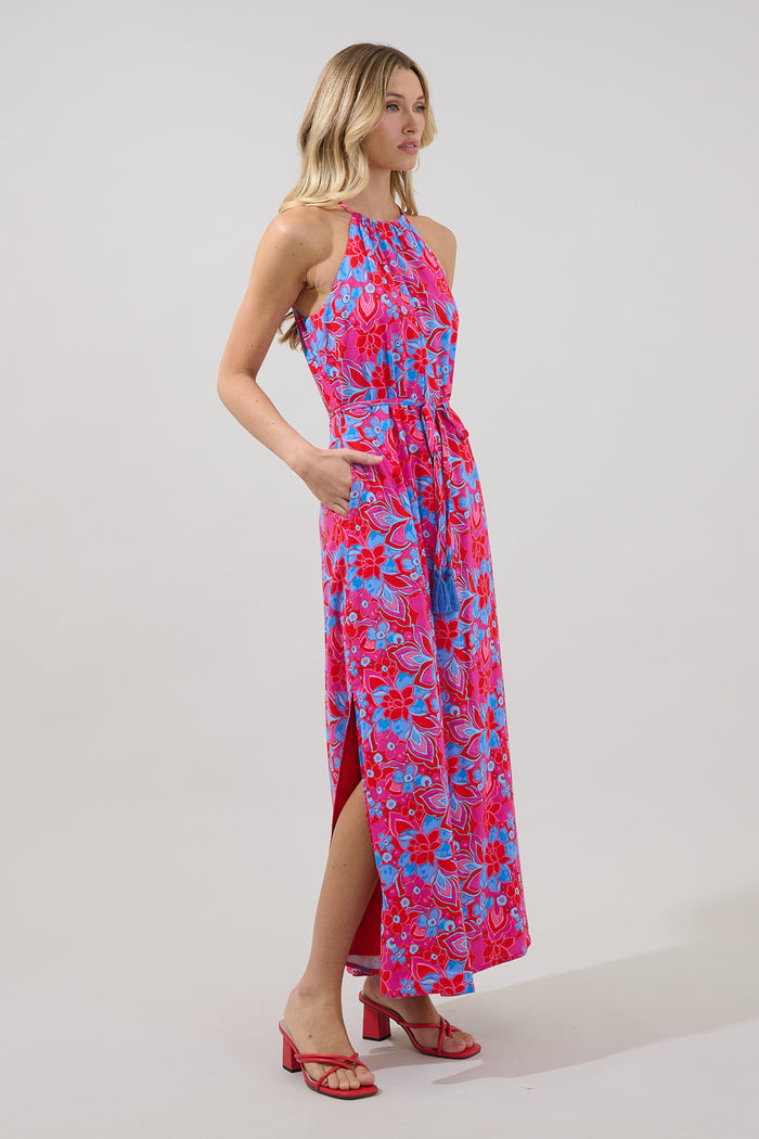 Verone Sleeveless Maxi Dress Floral