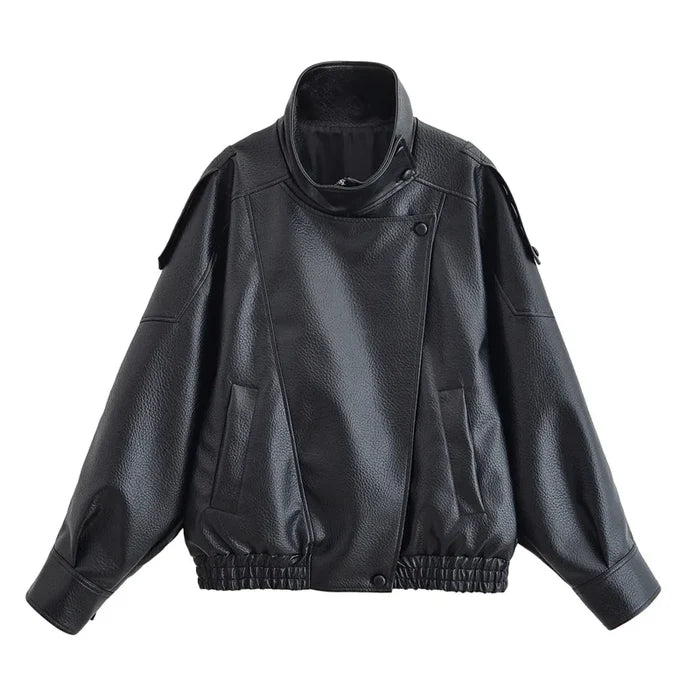 Veste en simili cuir