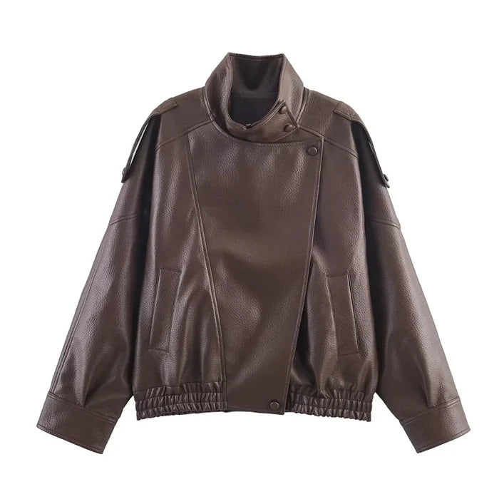 Veste en simili cuir