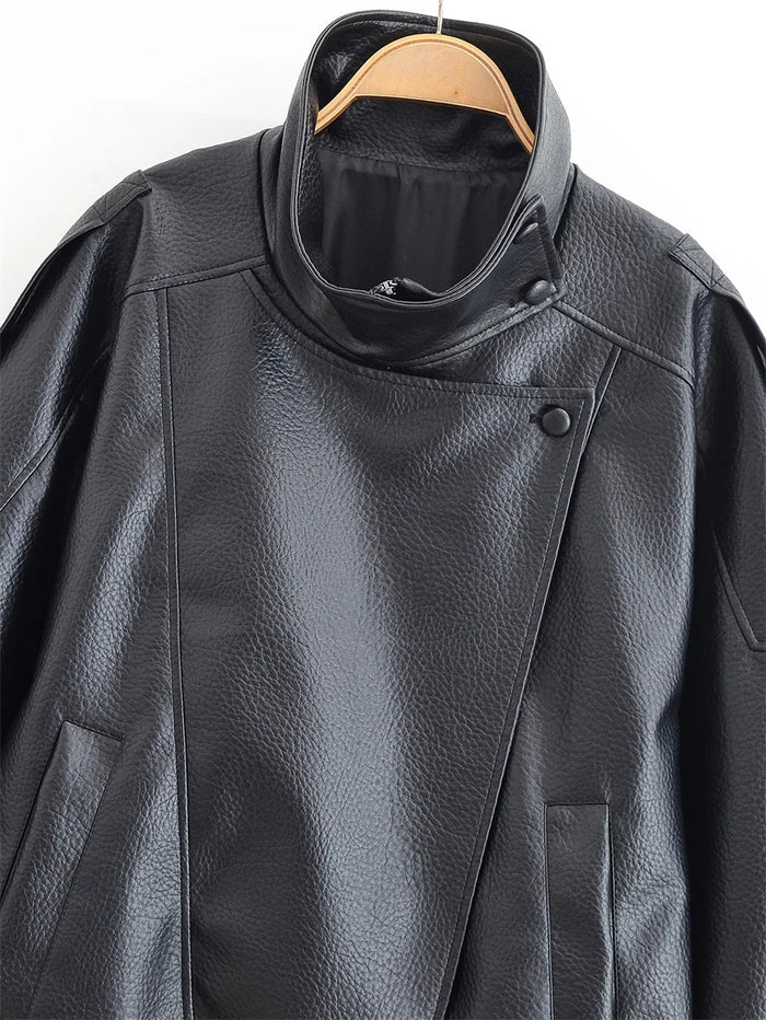 Veste en simili cuir