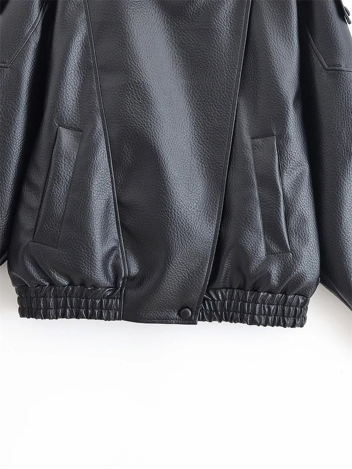 Veste en simili cuir