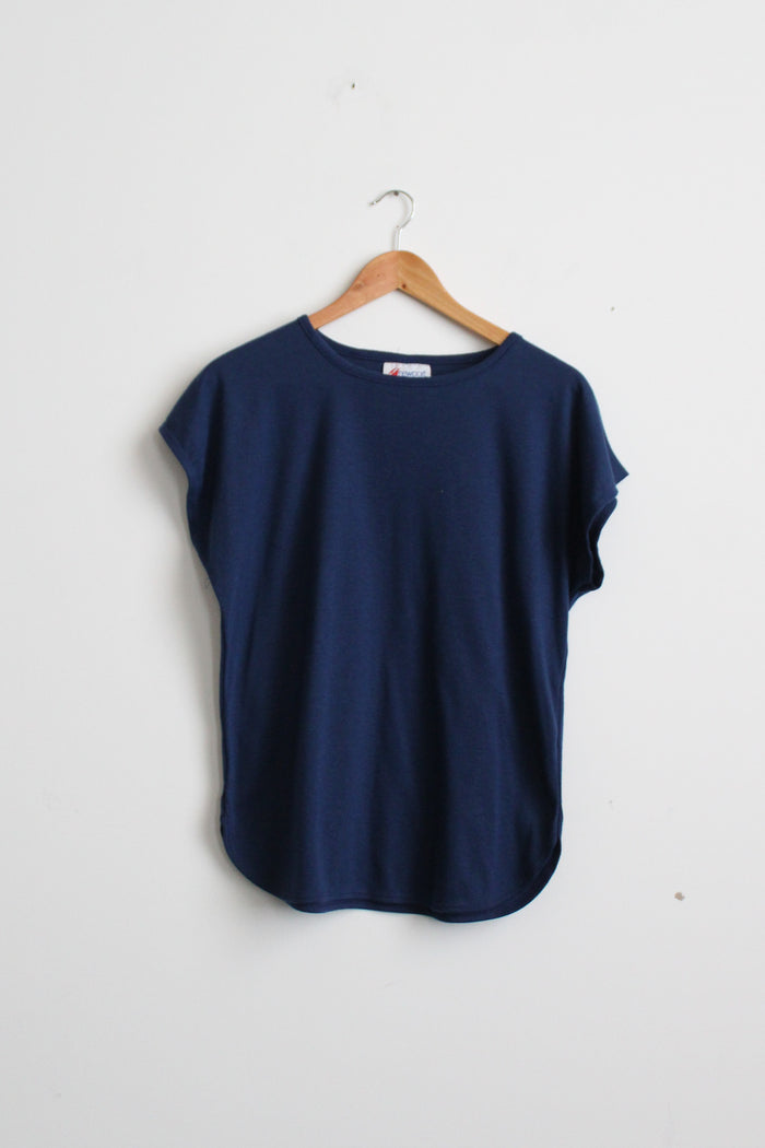 vintage navy gym tee