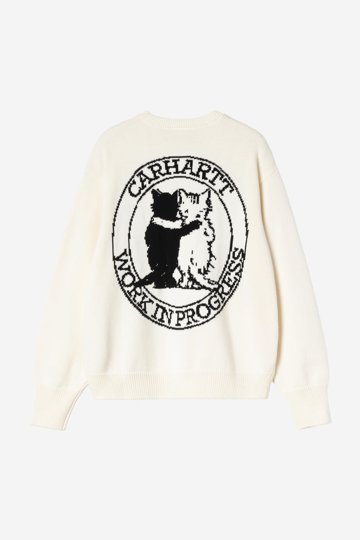 W Hugging Cats Sweater