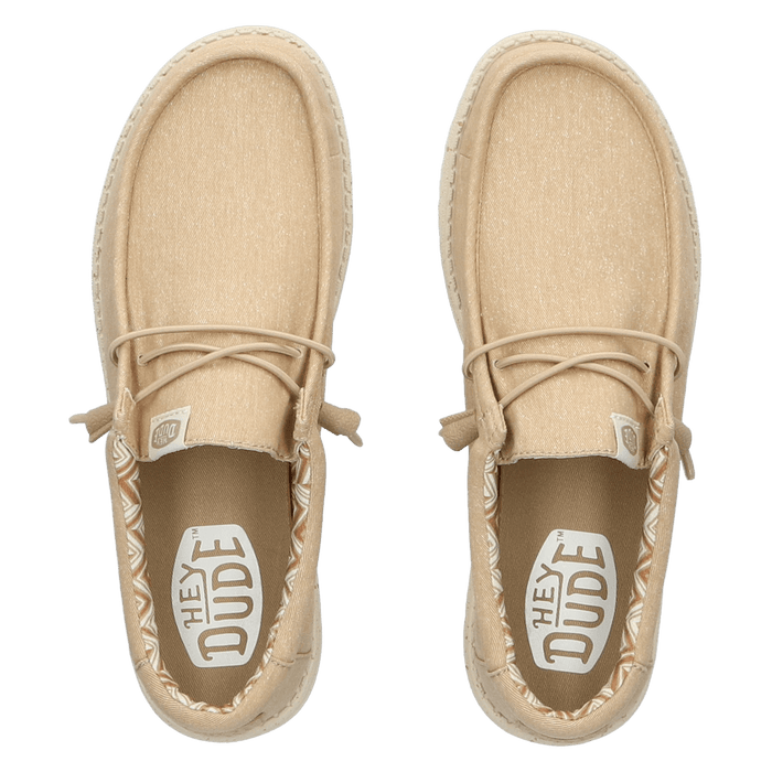 Wally Canvas Heren Instappers Tan