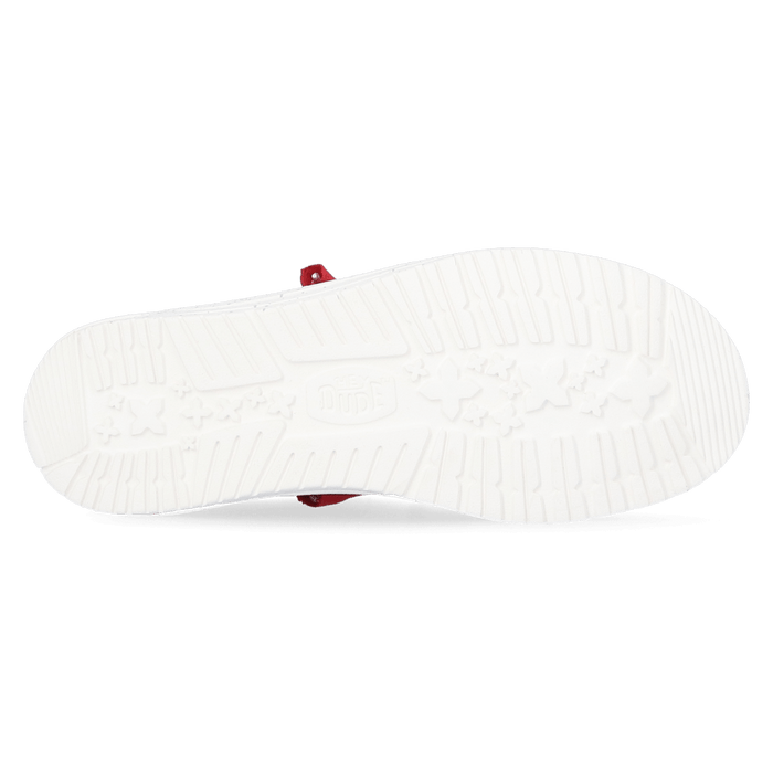 Wally Sport Mesh Heren Instappers Dark Red