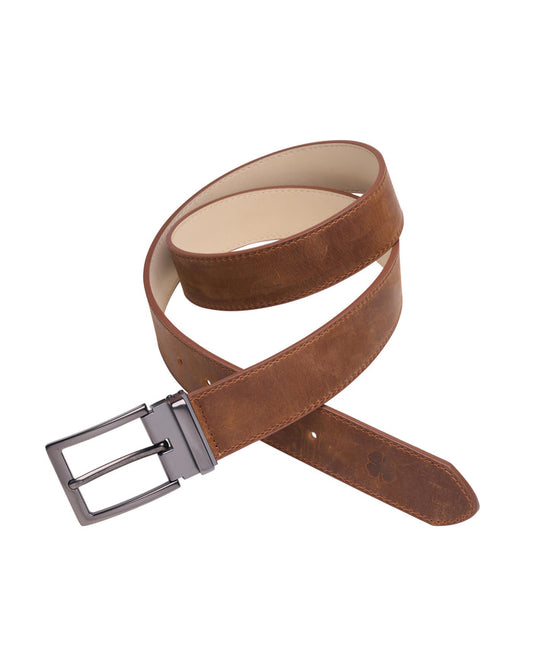 Waxed Leather Belt