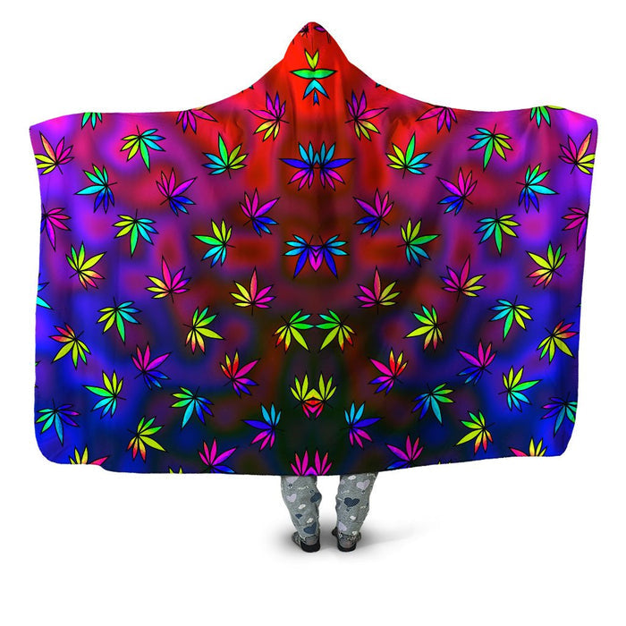 Weed Toss Hooded Blanket Sartoris Art Epic Hoodie