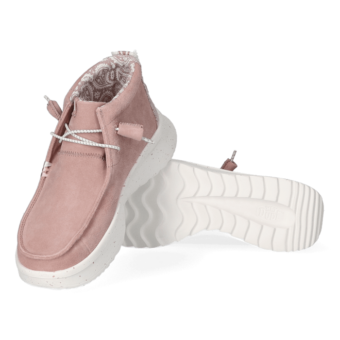 Wendy Peak Hi Suede Dames Instappers Blush