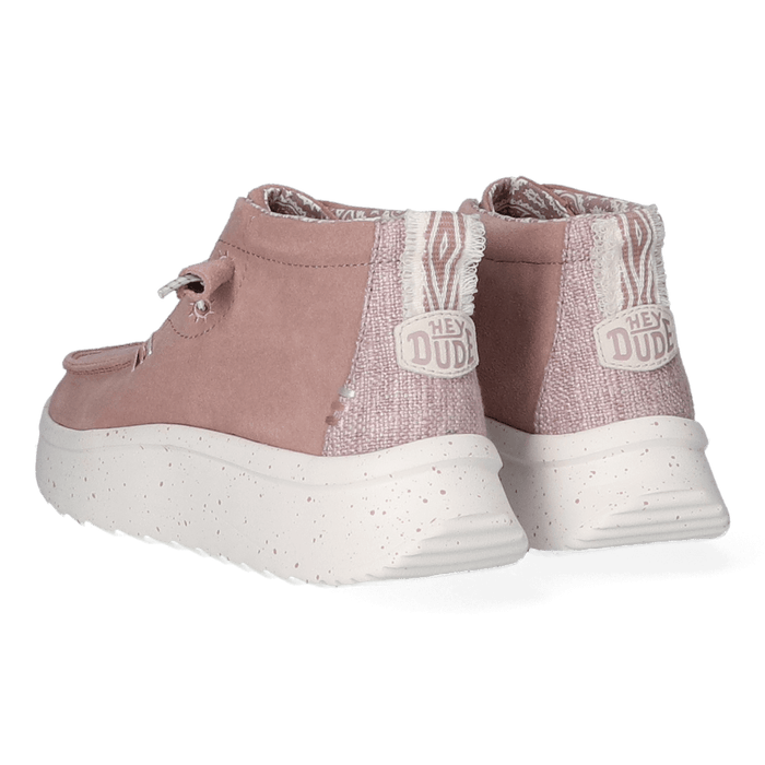 Wendy Peak Hi Suede Dames Instappers Blush