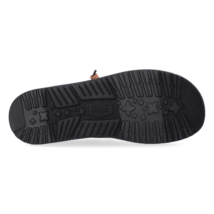 Wendy Washed Canvas Dames Instapper Black
