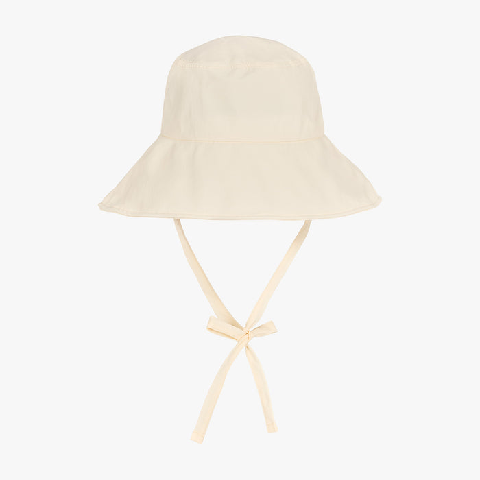 Wide-brimmed Bonnet Hat (Cream)