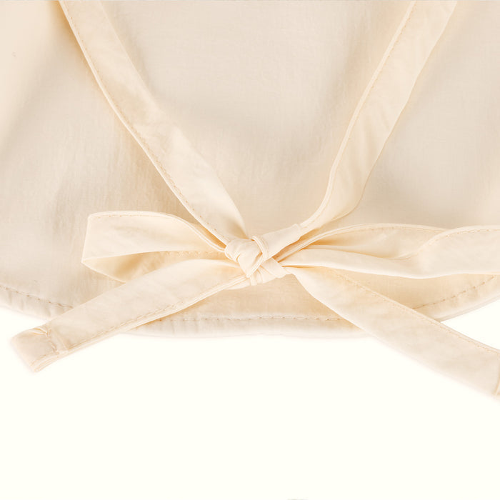 Wide-brimmed Bonnet Hat (Cream)
