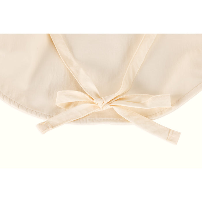 Wide-brimmed Bonnet Hat (Cream)