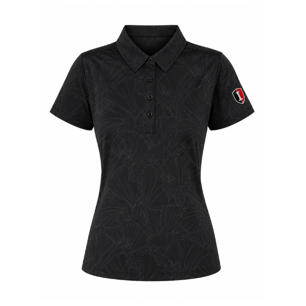 Women's Hibiscus Polo