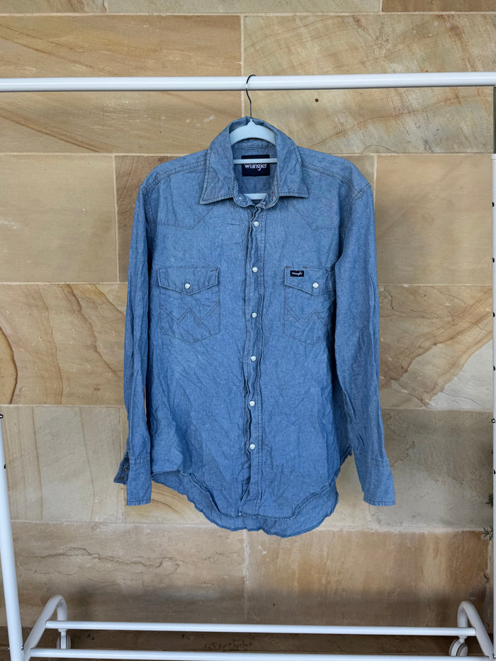 WRANGLER DENIM SHIRT M