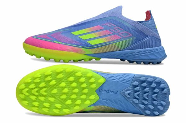 Adidas X F50 modelo Blue Fusion / Lucid Lemon / Lucid Pink
