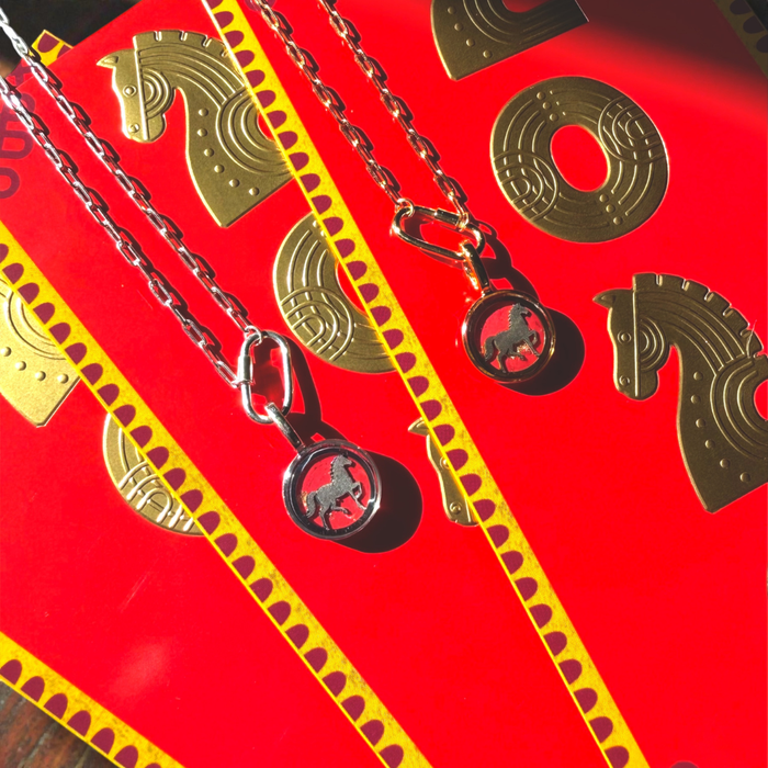 Year of the Horse Charm | Gold & Silver
