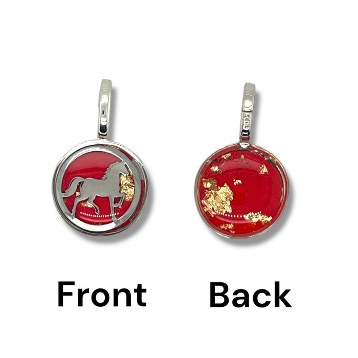 Year of the Horse Charm | Gold & Silver