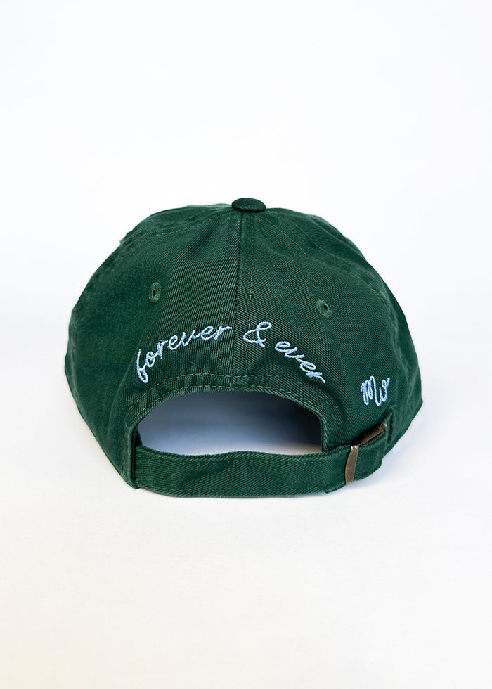 Youth Chicago Arch Dad Hat - Green & Blue