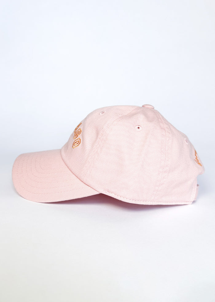 Youth Chicago Arch Dad Hat - Pink & Orange
