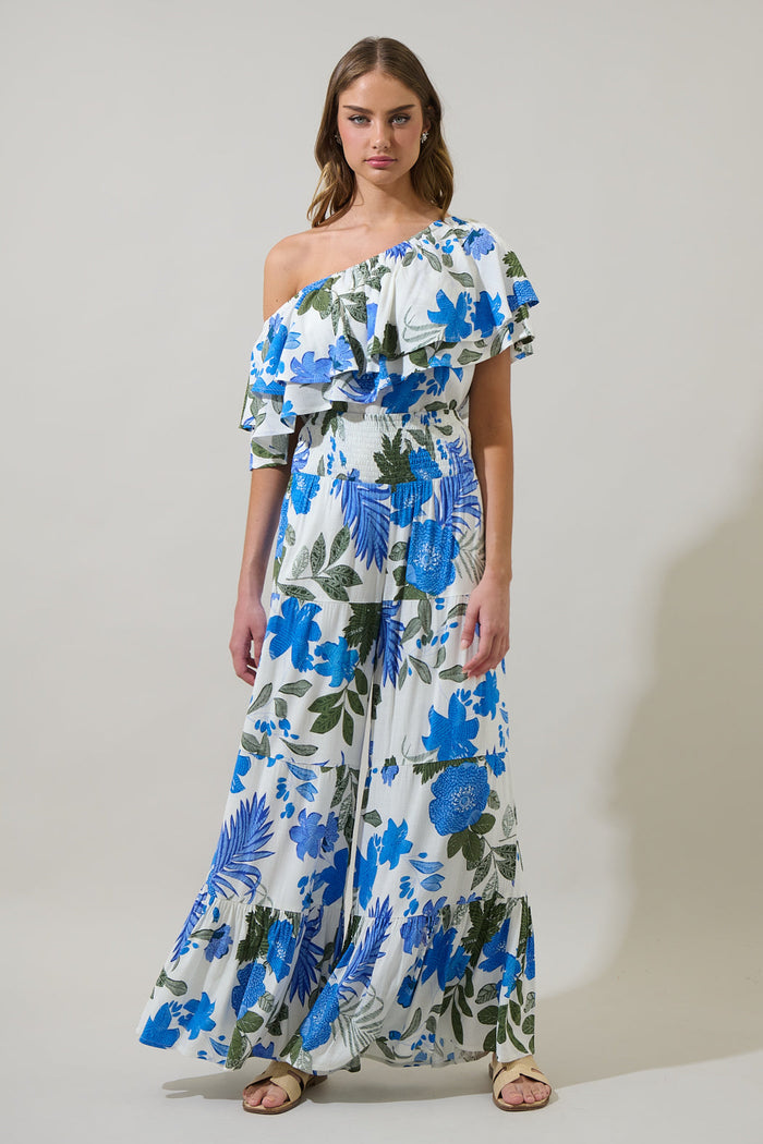 Zurie Floral Talisy Off Shoulder Top